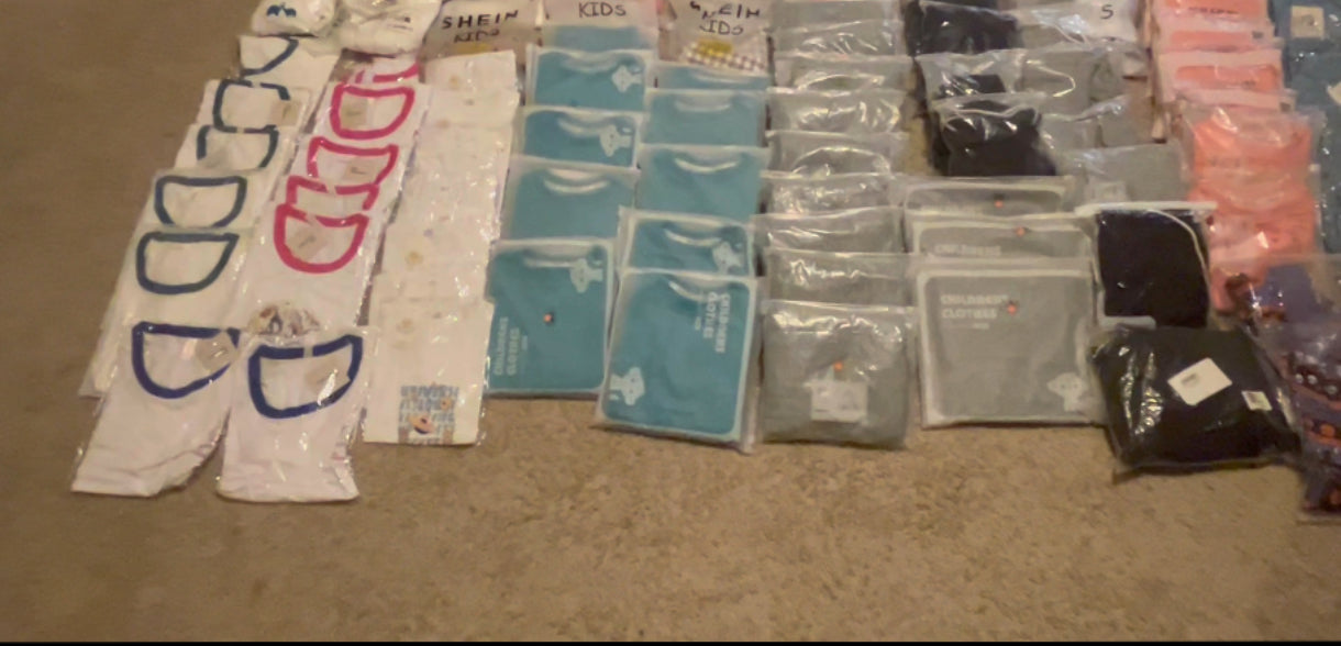 Kids Overstock Clothing 96 pc Lot – (Up to Age 8)